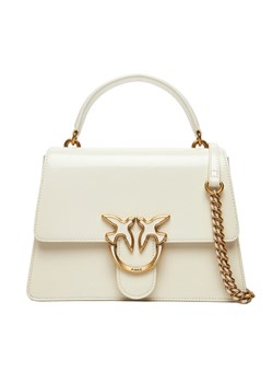PINKO Torebka Love One Top Handle Classic Light PE 25 PLTT 100066 A1UV Biały ze sklepu MODIVO w kategorii Torebki damskie - zdjęcie 184003263