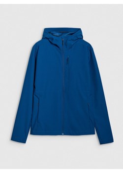 Męski softshell 4F 4FRSS25TSOFM436 - niebieski ze sklepu Sportstylestory.com w kategorii Kurtki męskie - zdjęcie 184004960