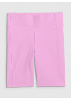 Damskie legginsy krótkie basic 4F 4FRSS25TSTIF020 - różowe ze sklepu Sportstylestory.com w kategorii Szorty - zdjęcie 184004983