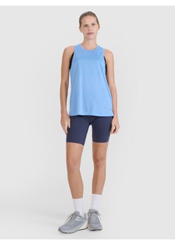 Damskie legginsy kolarki do biegania 4F 4FWSS25TFSTF027 - granatowe ze sklepu Sportstylestory.com w kategorii Szorty - zdjęcie 184005190