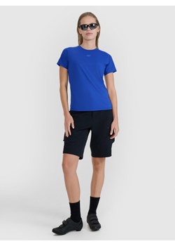 Damskie spodenki rowerowe 4F 4FWSS25TFSHF0890 - czarne ze sklepu Sportstylestory.com w kategorii Szorty - zdjęcie 184005591