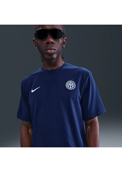 Męska koszulka piłkarska z krótkim rękawem Nike Dri-FIT Inter Mediolan Primary - Niebieski ze sklepu Nike poland w kategorii T-shirty męskie - zdjęcie 184007000