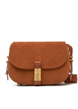 Torebka PINKO Saddle Mini PE PLTT 103831 A29N Brązowy ze sklepu eobuwie.pl w kategorii Listonoszki - zdjęcie 184007521