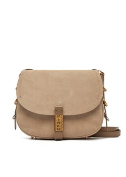 PINKO Torebka Saddle Classic PE 25 PLTT 103830 A29N Beżowy ze sklepu MODIVO w kategorii Listonoszki - zdjęcie 184007904