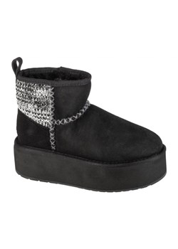 Buty Emu Australia Stinger Knit Flatform W13143-BLAK czarne - id: 226104 - marki Emu Australia - 184008523 Buty Emu Australia Stinger Knit Flatform W13143-BLAK czarne ze sklepu ButyModne.pl w kategorii Śniegowce damskie - zdjęcie 184008523