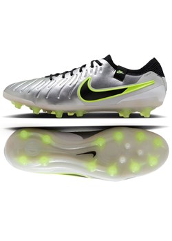 Buty piłkarskie Nike Tiempo Legend 10 Elite AG-Pro DV4330-001 srebrny ze sklepu ButyModne.pl w kategorii Buty sportowe męskie - zdjęcie 184008590