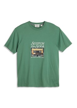 Scotch &amp; Soda Koszulka w kolorze zielonym ze sklepu Limango Polska w kategorii T-shirty męskie - zdjęcie 184008952