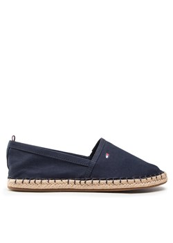 Espadryle Tommy Hilfiger Basic Tommy Flat Espadrille FW0FW06497 Granatowy ze sklepu eobuwie.pl w kategorii Espadryle damskie - zdjęcie 184009601
