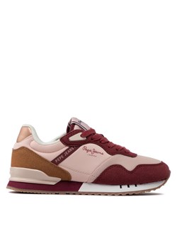 Sneakersy Pepe Jeans London One G On G PGS30544 Różowy ze sklepu eobuwie.pl w kategorii Buty sportowe dziecięce - zdjęcie 184009622