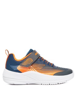 Skechers Sneakersy Microspec Advance- 403926L/NVOR Granatowy ze sklepu MODIVO w kategorii Buty sportowe dziecięce - zdjęcie 184009941