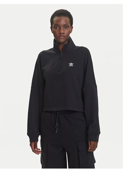 adidas Bluza Essentials French Terry IW5726 Czarny Oversize ze sklepu MODIVO w kategorii Bluzy damskie - zdjęcie 184009950
