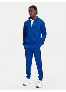 adidas Dres Basic 3-Stripes JI8857 Niebieski Regular Fit ze sklepu MODIVO w kategorii Dresy męskie - zdjęcie 184009962