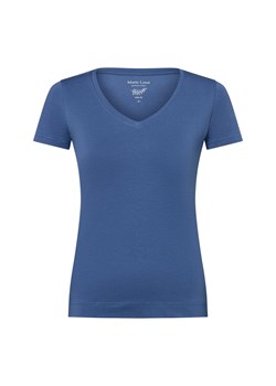 Marie Lund T-shirt damski Kobiety Bawełna indygo jednolity ze sklepu vangraaf w kategorii Bluzki damskie - zdjęcie 184010281