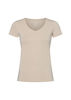 Marie Lund T-shirt damski Kobiety Bawełna beżowy jednolity ze sklepu vangraaf w kategorii Bluzki damskie - zdjęcie 184010282