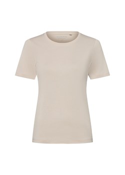 brookshire T-shirt damski Kobiety Bawełna beżowy jednolity ze sklepu vangraaf w kategorii Bluzki damskie - zdjęcie 184010290
