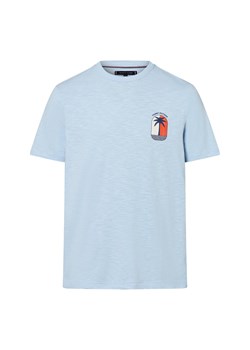 Tommy Hilfiger Koszulka męska Mężczyźni Bawełna niebieski jednolity ze sklepu vangraaf w kategorii T-shirty męskie - zdjęcie 184010321
