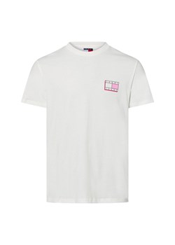 Tommy Jeans Koszulka męska Mężczyźni Bawełna écru jednolity ze sklepu vangraaf w kategorii T-shirty męskie - zdjęcie 184010323