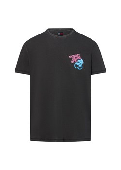 Tommy Jeans Koszulka męska Mężczyźni Bawełna antracytowy jednolity ze sklepu vangraaf w kategorii T-shirty męskie - zdjęcie 184010324