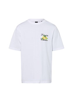 Only&Sons Koszulka męska - Onskeane Mężczyźni Bawełna biały nadruk ze sklepu vangraaf w kategorii T-shirty męskie - zdjęcie 184010344