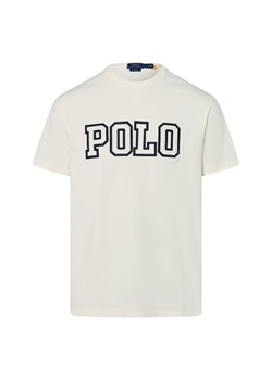 Polo Ralph Lauren Koszulka męska Mężczyźni Bawełna écru jednolity ze sklepu vangraaf w kategorii T-shirty męskie - zdjęcie 184010351