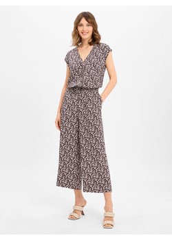 Opus Kombinezon damski - Moneli Kobiety wiskoza czekoladowy wzorzysty ze sklepu vangraaf w kategorii Kombinezony damskie - zdjęcie 184010390
