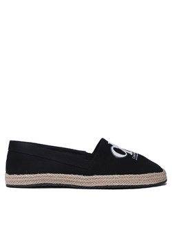 Espadryle Calvin Klein Jeans Espadrille Mono Seasonal Gr YW0YW01032 Czarny ze sklepu eobuwie.pl w kategorii Espadryle damskie - zdjęcie 184011492