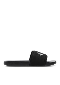 Klapki Calvin Klein Jeans Slide Monogram Co YM0YM00061 Czarny ze sklepu eobuwie.pl w kategorii Klapki męskie - zdjęcie 184011500