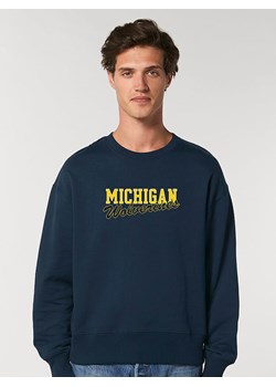 American Universities Bluza &quot;Michigan Wolverines&quot; w kolorze granatowym ze sklepu Limango Polska w kategorii Bluzy męskie - zdjęcie 184014372