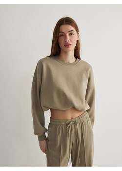 Reserved - Krótka bluza - zielony ze sklepu Reserved w kategorii Bluzy damskie - zdjęcie 184014562