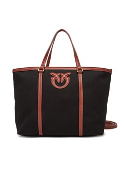 Torebka PINKO Miranda Shopper Classic PE 25 PLTT 104714 A2G2 Czarny ze sklepu eobuwie.pl w kategorii Torby Shopper bag - zdjęcie 184015313