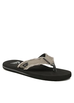 Japonki Quiksilver AQYL100047 Szary ze sklepu eobuwie.pl w kategorii Klapki męskie - zdjęcie 184015340