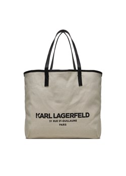 KARL LAGERFELD Torebka 245W3856 Beżowy ze sklepu MODIVO w kategorii Torby Shopper bag - zdjęcie 184016074