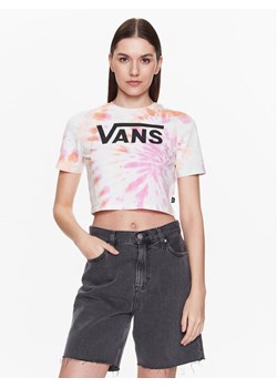 Vans T-Shirt Resort Wash VN0003PS Kolorowy Cropped Fit ze sklepu MODIVO w kategorii Bluzki damskie - zdjęcie 184016084