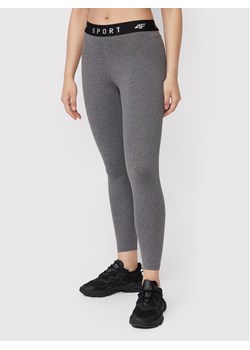 4F Legginsy H4Z22-SPDF351 Szary Slim Fit ze sklepu MODIVO w kategorii Spodnie damskie - zdjęcie 184016103