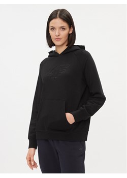 4F Bluza 4FAW23TSWSF0765 Czarny Regular Fit ze sklepu MODIVO w kategorii Bluzy damskie - zdjęcie 184016124