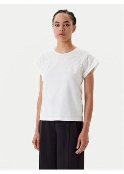 Morgan T-Shirt 251-DABANA Biały Regular Fit ze sklepu MODIVO w kategorii Bluzki damskie - zdjęcie 184019234
