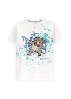 Coccodrillo T-Shirt WC5143203VBB Biały Regular Fit ze sklepu MODIVO w kategorii T-shirty chłopięce - zdjęcie 184019284