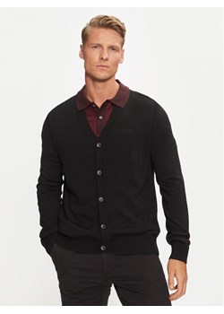 Boss Kardigan Avac 50523574 Czarny Regular Fit ze sklepu MODIVO w kategorii Swetry męskie - zdjęcie 184019333