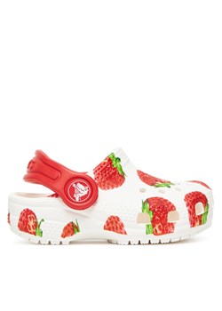 Crocs Klapki Toddler Classic Fresh Fruits Clog 211170 Biały ze sklepu MODIVO w kategorii Klapki dziecięce - zdjęcie 184019364