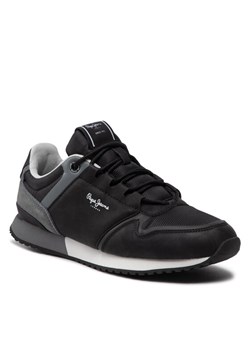 Pepe Jeans Sneakersy Tour Urban PMS30884 Czarny ze sklepu MODIVO w kategorii Buty sportowe męskie - zdjęcie 184019390