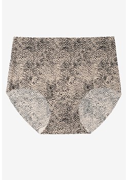 Czarno-Beżowe Bezszwowe Majtki Figi High Waist Dolevia ze sklepu renee.pl w kategorii Majtki damskie - zdjęcie 184021500
