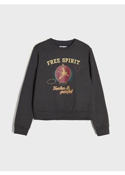 Sinsay - Bluza z nadrukiem - szary ze sklepu Sinsay w kategorii Bluzy dziewczęce - zdjęcie 184021890