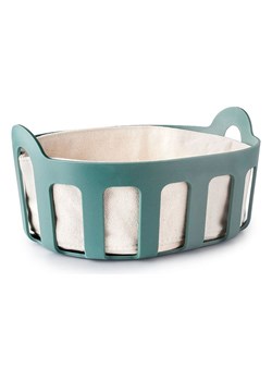 Ibili Koszyk w kolorze turkusowo-beżowym na chleb - 24 x 11 x 19 cm ze sklepu Limango Polska w kategorii Pojemniki kuchenne - zdjęcie 184023082