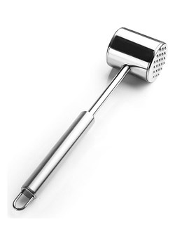 Ibili Tłuczek &quot;Intense&quot; w kolorze srebrnym do mięsa - dł. 26 cm ze sklepu Limango Polska w kategorii Akcesoria kuchenne - zdjęcie 184023181