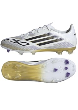 Buty piłkarskie adidas F50 League FG/MG JI0005 białe ze sklepu ButyModne.pl w kategorii Buty sportowe męskie - zdjęcie 184024960