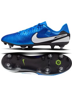 Buty piłkarskie Nike Tiempo Legend 10 Academy SG-Pro Ac DV4338-400 niebieskie ze sklepu ButyModne.pl w kategorii Buty sportowe męskie - zdjęcie 184025020