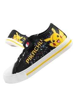 Buty Leomil Pokemon PO000783 czarne ze sklepu ButyModne.pl w kategorii Trampki dziecięce - zdjęcie 184025032
