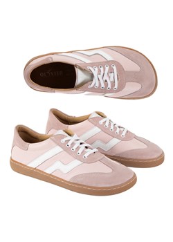 Buty barefoot damskie skórzane Olivier Eliza różowe ze sklepu ButyModne.pl w kategorii Półbuty damskie - zdjęcie 184025103