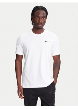 adidas T-Shirt Marvel Spider-Man Web Logo JL8056 Biały Regular Fit ze sklepu MODIVO w kategorii T-shirty męskie - zdjęcie 184025281
