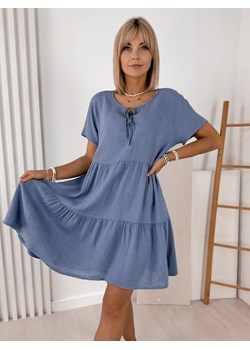 sukienka lorca niebieska one size ze sklepu UBRA w kategorii Sukienki - zdjęcie 184025710